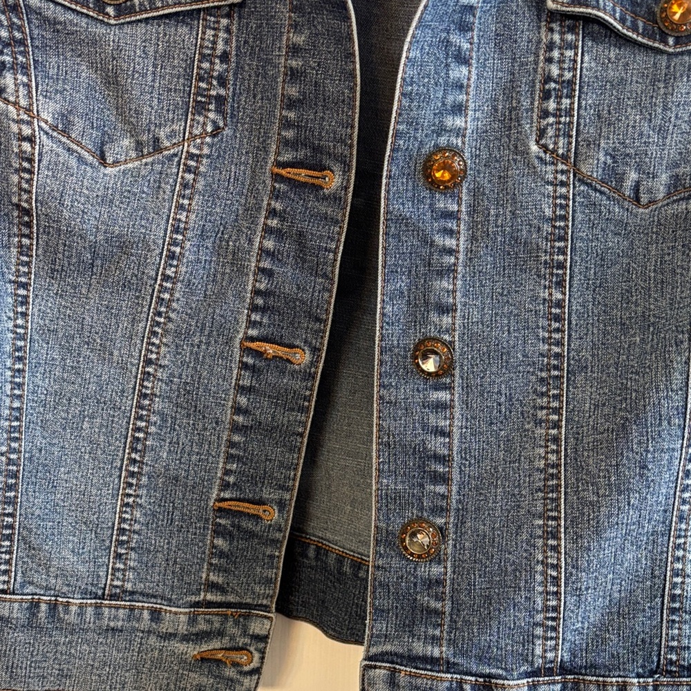 Willi Smith Indigo Jean Jacket - image 4